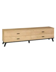 TV Măsuță, SIRAN TYP 6, living/dormitor, 181x40x50 cm, PAL melaminat/plastic | MobilaOK