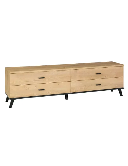 TV Măsuță, SIRAN TYP 6, living/dormitor, 181x40x50 cm, PAL melaminat/plastic | MobilaOK