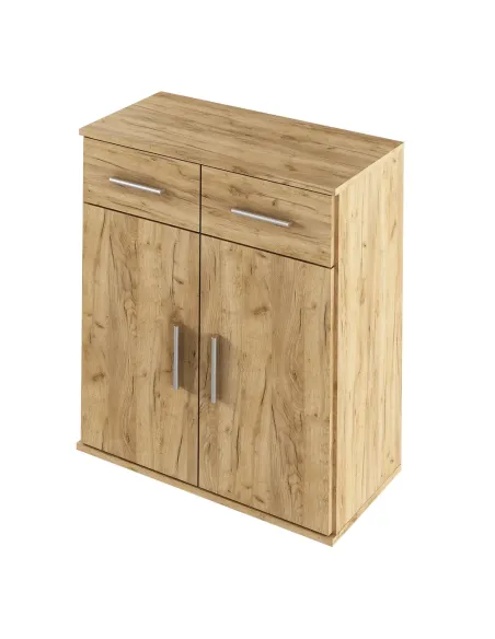 Scrin RESITA TYP 2 pentru hol/dormitor/birou, 70.6x35x79.5 cm, PAL melaminat stejar artisan | MobilaOK