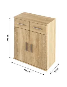 Scrin RESITA TYP 2 pentru hol/dormitor, 70.6x35x79.5 cm, PAL melaminat | MobilaOK 2