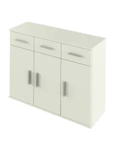 Scrin RESITA TYP 3, alb, pentru dormitor/hol, 105x35x79.5 cm, PAL melaminat | MobilaOK