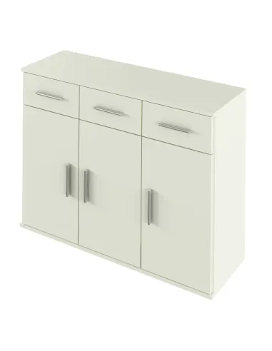 Scrin RESITA TYP 3, alb, pentru dormitor/hol, 105x35x79.5 cm, PAL melaminat | MobilaOK