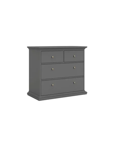 Comodă PARIS 76716 pentru dormitor, 96.2x48.5x86.9 cm, PAL melaminat/MDF | MobilaOK