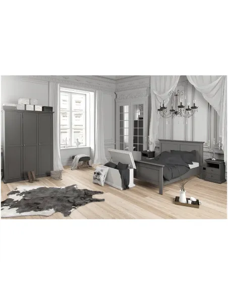 Comodă PARIS 76716 pentru dormitor, 96.2x48.5x86.9 cm, PAL melaminat/MDF | MobilaOK