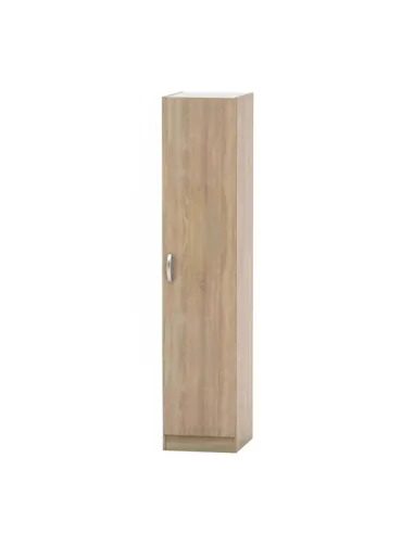 Dulap BETTY 2, hol/dormitor/birou, 45x56.6x220 cm, PAL stejar sonoma | MobilaOK