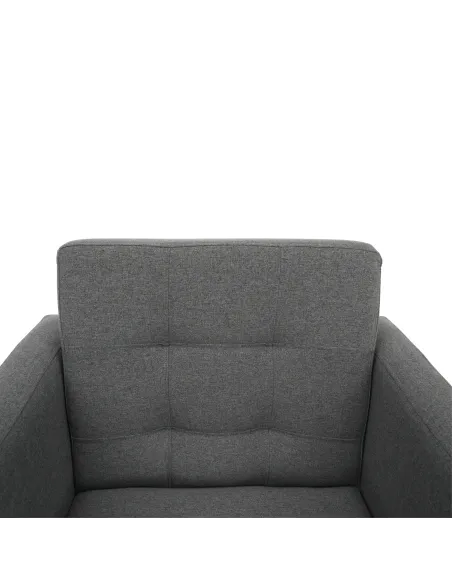 Fotoliu AMEDIA, living/dormitor/birou, 88x90x95 cm, Textil + Lemn | MobilaOK