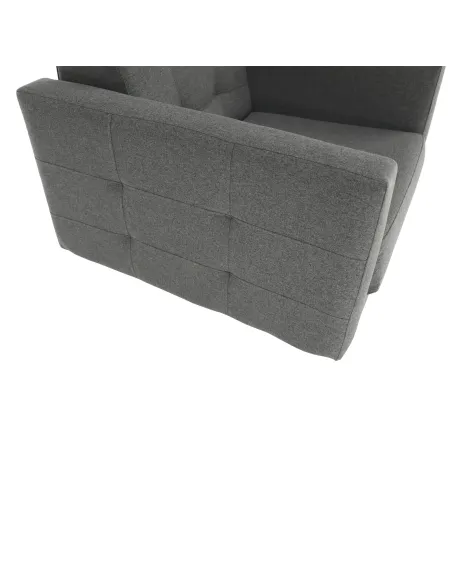 Fotoliu AMEDIA, living/dormitor/birou, 88x90x95 cm, Textil + Lemn | MobilaOK