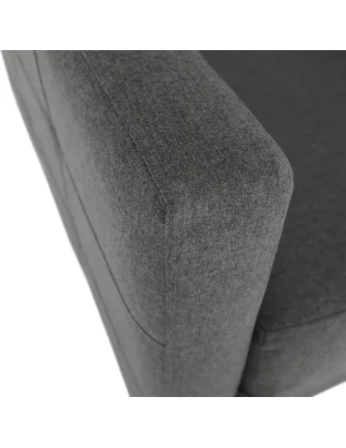 Fotoliu AMEDIA, living/dormitor/birou, 88x90x95 cm, Textil + Lemn | MobilaOK