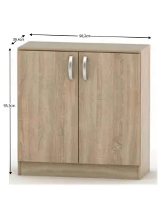 Comodă BETTY 2 pentru dormitor/hol, 90.2x39.4x93.3 cm, PAL melaminat | MobilaOK 2