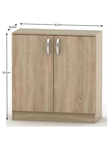 Comodă BETTY 2 pentru dormitor/hol, 90.2x39.4x93.3 cm, PAL melaminat | MobilaOK