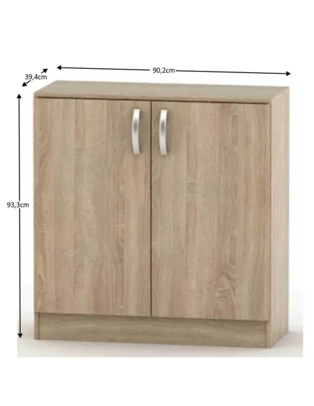 Comodă BETTY 2 pentru dormitor/hol, 90.2x39.4x93.3 cm, PAL melaminat | MobilaOK