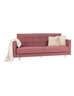 Canapea KONDELA, living, 207x94x92 cm, Textil NORN roz antic | MobilaOK 2