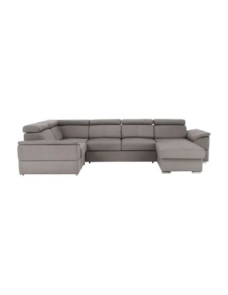 Colţar SEGORIA ROH U, dreapta, living, 330x79/97x183/196 cm, Textil Malmo | MobilaOK