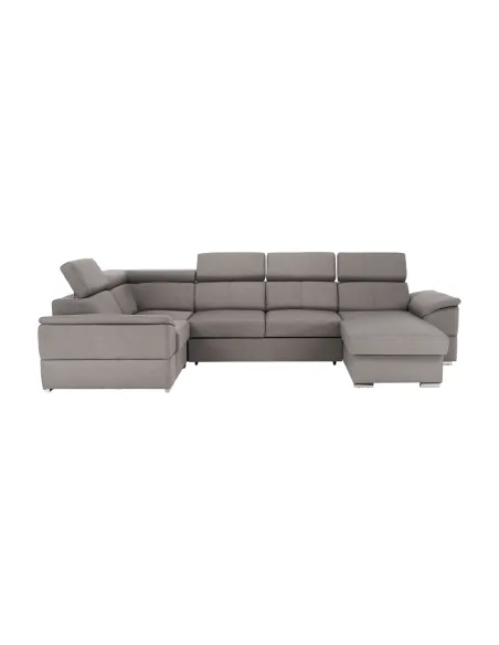 Colţar SEGORIA ROH U, dreapta, living, 330x79/97x183/196 cm, Textil Malmo | MobilaOK