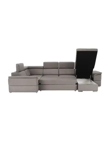Colţar SEGORIA ROH U, dreapta, living, 330x79/97x183/196 cm, Textil Malmo | MobilaOK
