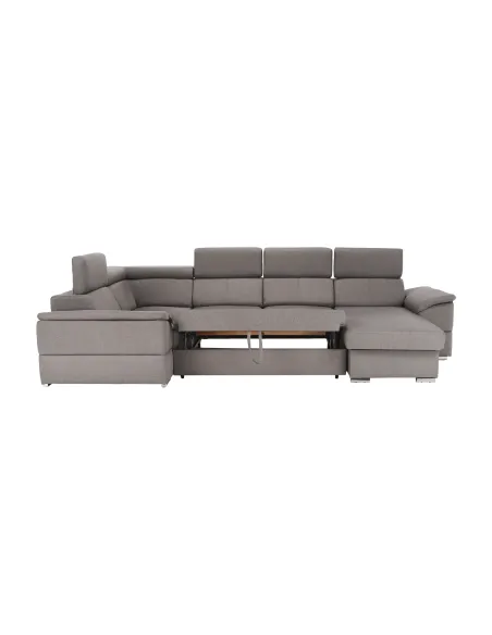 Colţar SEGORIA ROH U, dreapta, living, 330x79/97x183/196 cm, Textil Malmo | MobilaOK