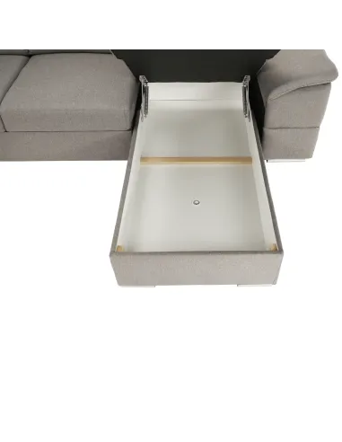 Colţar SEGORIA ROH U, dreapta, living, 330x79/97x183/196 cm, Textil Malmo | MobilaOK