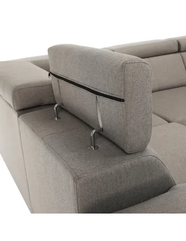 Colţar SEGORIA ROH U, dreapta, living, 330x79/97x183/196 cm, Textil Malmo | MobilaOK
