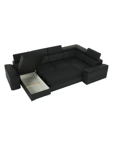 Colțar SEGORIA ROH U, living, 330x183/196 cm, textil Malmo | MobilaOK