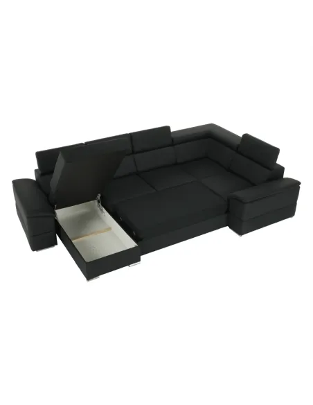 Colțar SEGORIA ROH U, living, 330x183/196 cm, textil Malmo | MobilaOK