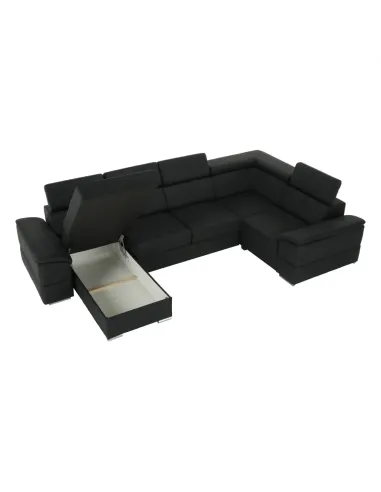 Colțar SEGORIA ROH U, living, 330x183/196 cm, textil Malmo | MobilaOK