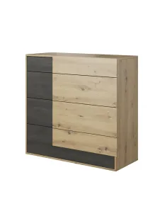 Scrin 4S BAFRA, dormitor/hol, 100x40x90 cm, PAL melaminat | MobilaOK