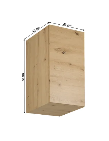 Dulap Superior (corp suspendat) LANGEN G40G, dormitor/bucătărie/living, 40x45x72 cm, PAL laminat stejar | MobilaOK