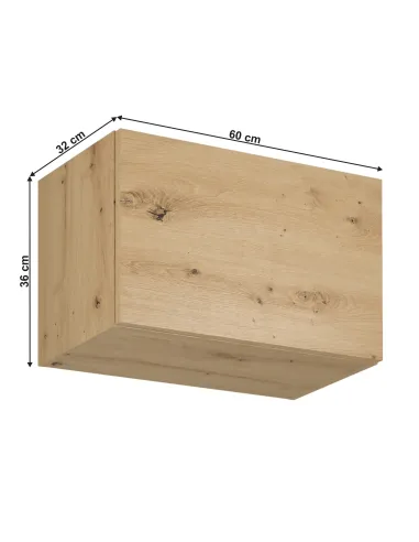 Dulap Superior, LANGEN G60KN, bucatarie/hol, 60x32x36 cm, PAL laminat Stejar Artizanal | MobilaOK