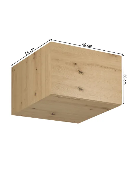 Dulap Superior, LANGEN N60, bucătărie/hol, 60x58x36 cm, PAL melaminat | MobilaOK