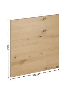 Ușă bucătărie LANGEN, 59.6x57 cm, PAL melaminat stejar artizanal | MobilaOK 2