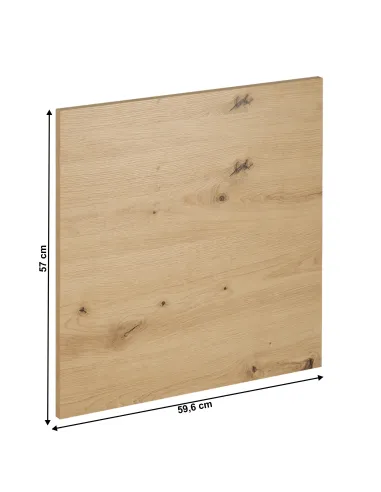 Ușă bucătărie LANGEN, 59.6x57 cm, PAL melaminat stejar artizanal | MobilaOK