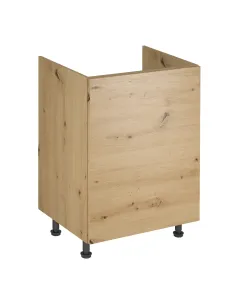 Dulap baie, LANGEN D60Z, baie, 60x47x82 cm, PAL melaminat stejar | MobilaOK