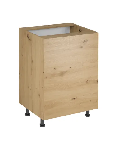 Dulap de jos LANGEN D60, living/hol, 60x47x82 cm, PAL stejar artizanal | MobilaOK