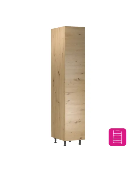 Dulap alimentar LANGEN D40SP, bucătărie/hol, 40x58x212 cm, PAL și stejar | MobilaOK