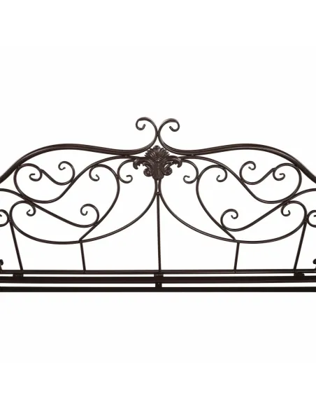 Bancă de grădină ETELIA, metal, 131x49x89 cm | MobilaOK