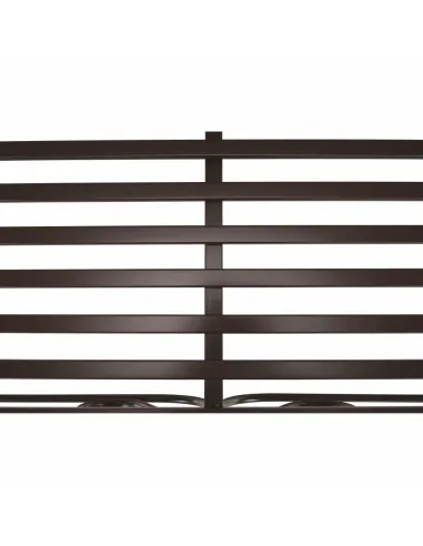 Bancă de grădină ETELIA, metal, 131x49x89 cm | MobilaOK