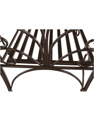 Bancă de grădină ETELIA, metal, 131x49x89 cm | MobilaOK