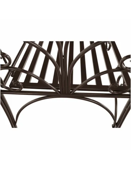 Bancă de grădină ETELIA, metal, 131x49x89 cm | MobilaOK