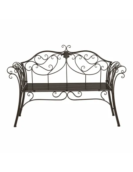 Bancă de grădină ETELIA, metal, 131x49x89 cm | MobilaOK