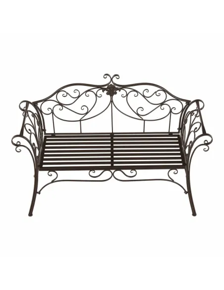 Bancă de grădină ETELIA, metal, 131x49x89 cm | MobilaOK