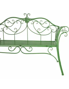 Bancă de grădină ETELIA, verde, grădină, 131x49x89 cm, Metal | MobilaOK 2