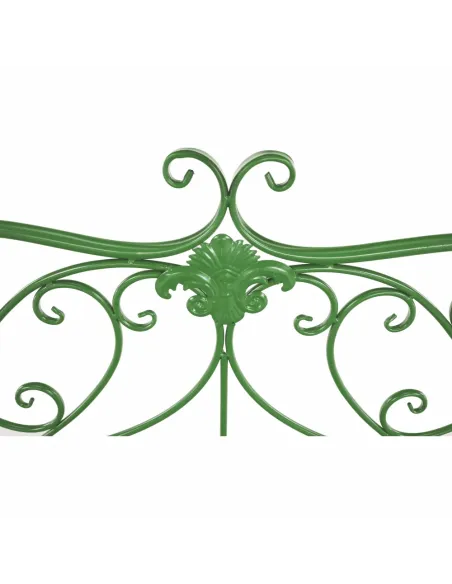Bancă de grădină ETELIA, verde, grădină, 131x49x89 cm, Metal | MobilaOK