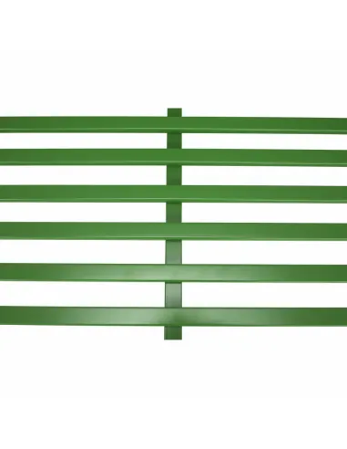 Bancă de grădină ETELIA, verde, grădină, 131x49x89 cm, Metal | MobilaOK