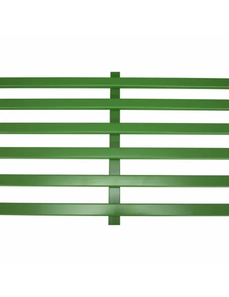 Bancă de grădină ETELIA, verde, grădină, 131x49x89 cm, Metal | MobilaOK