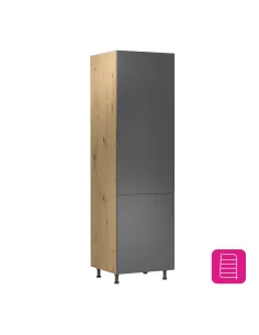 Dulap alimentar LANGEN D60R, bucătărie, 60x58x212 cm, PAL laminat | MobilaOK