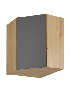 Dulap superior LANGEN, colț, bucătărie/hol, 60x60x72 cm, PAL melaminat stejar/MDF | MobilaOK