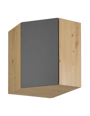 Dulap superior LANGEN, colț, bucătărie/hol, 60x60x72 cm, PAL melaminat stejar/MDF | MobilaOK