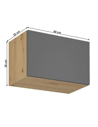 Dulap Superior LANGEN, bucătărie/living, 60x32x36 cm, PAL melaminat | MobilaOK