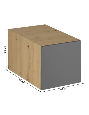 Dulap Superior LANGEN N40, Bucătărie/Hol, 40x58x36 cm, PAL Laminat | MobilaOK