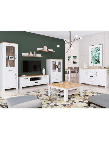 Raft, LANZETTE R, living/dormitor, 63.7x40.7x200 cm, PAL melaminat | MobilaOK